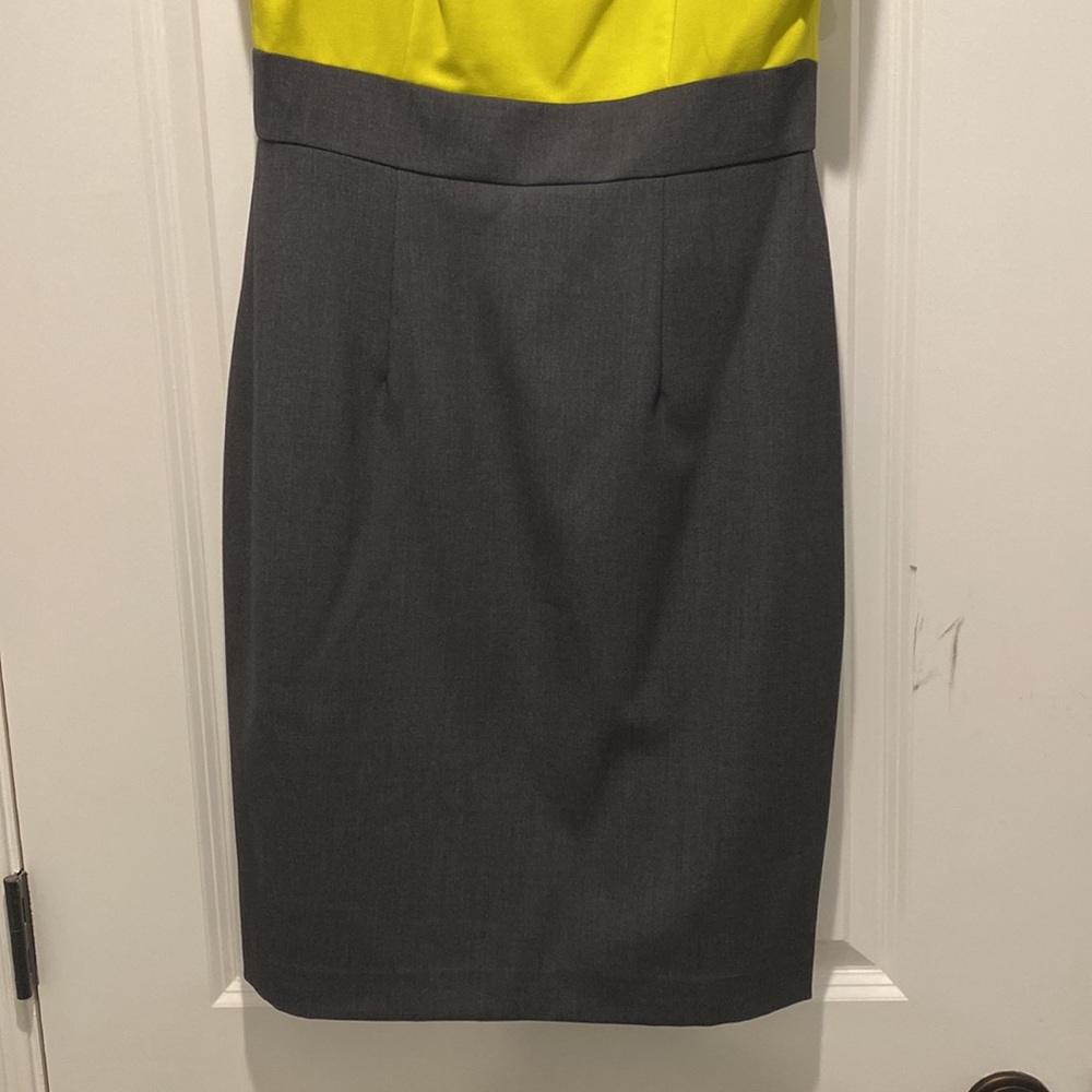 Calvin Klein Womens 2 Toned Sleeveless Ruffle Dress Size 6 - Picture 4 of 7
